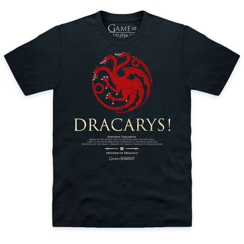 Game of Thrones - Dracarys! T-shirt